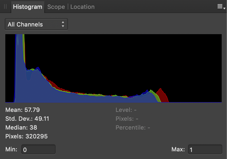 Histogram Witouth Tone Curve