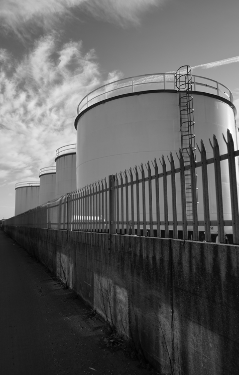 Fuel Supplies Tanks Side View